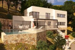 Ref 1656 Lujosa villa en construcción en Sa Riera, Begur